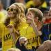 Young fans dance during the Wolverines game Saturday Dec. 29. 
Courtney Sacco I AnnArbor.com 
