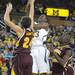 Michigan's freshman Caris LeVert jumps to make a basket against Central Michigan during their game Saturday Dec. 29. 
Courtney Sacco I AnnArbor.com 