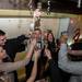 A group toast their champagne glasses as they ring out 2012 and welcome 2013 at the stroke of midnight at Study Hall Lounge in Ann Arbor, Tuesday, Jan 1.
Courtney Sacco I AnnArbor.com   