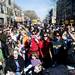 Spectators take in the Festifools street party on Main Street on Sunday, April 7. Daniel Brenner I AnnArbor.com