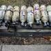 Tanks lined up on a lawn during a structure fire on Heritage Drive in Ann Arbor on Tuesday. Daniel Brenner I AnnArbor.com