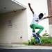 Ypsilanti resident Alex Chinn, 15, jumps on his skateboard during the Live on Washington Music and Arts Festival on Saturday, June 1. Daniel Brenner I AnnArbor.com
