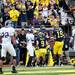Michigan quarterback Devin Gardner after a rushing touchdown in the game against Northwestern on Saturday. Daniel Brenner I AnnArbor.com