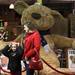 Rachael Polenz and daughter Breanna,6, hang out next to the world's largest real teddy bear at the Chelsea Bear Co. The seventh annual Chelsea Light Parade took place down Main Street featuring dozens of lighted floats and vehicles, marching bands and Santa Claus. The parade started at Chelsea State Bank and ended at the Chelsea Teddy Bear Company Saturday  December 3, 2011. Jeff Sainlar I AnnArbor.com