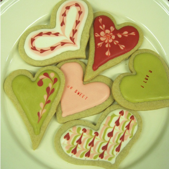 valentine cookies