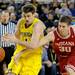 Indiana guard Matt Roth, right, knocks the ball out of the hand of Michigan guard Stu Douglass. Angela J. Cesere | AnnArbor.com
