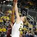 Michigan forward Blake McLimans fights for a rebound against Alabama A&M. Angela J. Cesere | AnnArbor.com