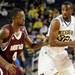 Alabama A&M guard Casey Cantey guards Michigan guard Corey Person. Angela J. Cesere | AnnArbor.com