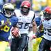 Michigan junior quarterback Denard Robinson takes a long run down the field in the football game against San Diego State at Michigan Stadium on Sept. 24, 2011. Angela J. Cesere | AnnArbor.com