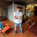 Mark Serra stands inside of his apartment above Herbal Solutions on Michigan Ave in downtown Ypsilanti. Angela J. Cesere | AnnArbor.com