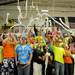 The Saline student section throws toilet paper into the air at the tipoff. Angela J. Cesere | AnnArbor.com
