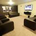 The entertainment center on the second floor of the model unit at City Place. Angela J. Cesere | AnnArbor.com 