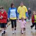 Dexter residents Tom and Lori Needham participate in the Dexter Wellness Walk with their kids Craig, age 11, far left, Maggie, age 9, behind Craig, Jack, age 7, far right, and Adelle, age 3, center. Angela J. Cesere | AnnArbor.com
