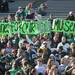 Eastern Michigan fans hold up signs in support of the senior class during the football game against Buffalo. Angela J. Cesere | AnnArbor.com