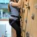 Jackson resident Jen Lacey climbs up the wall at Planet Rock during the First Climb event. Angela J. Cesere | AnnArbor.com