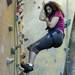 Dexter resident Wendy Ramirez billets down the wall at Planet Rock for the First Climb event. Angela J. Cesere | AnnArbor.com
