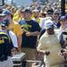 A line forms at the ticket check-in outside the gates of Michigan Stadium before the game against Western Michigan in Ann Arbor, Mich. on Sept. 3, 2011. Angela J. Cesere | AnnArbor.com