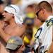 A michigan fan wears his shirt on his head to battle the intense heat during the football game against Western Michigan at Michigan Stadium in Ann Arbor, Mich. on Sept. 3, 2011. Angela J. Cesere | AnnArbor.com