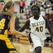 Dexter's Sirah Camara, right, tries to dribble around Chelsea's Bailey Darwin. Angela J. Cesere