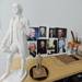 A scale model that sculptor Tony Frudakis made of Thomas Jefferson, which was used to print out a urethane model. Angela J. Cesere | AnnArbor.com 