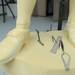 The shoes on the urethane foam model of Thomas Jefferson, made by sculptor Tony Frudakis. Angela J. Cesere | AnnArbor.com
