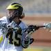 Michigan's Will Meter passes the ball. Angela J. Cesere | AnnArbor.com
