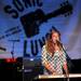 Leah Diehl sings as a part of the band, Lightning Love, who opened for Mayer Hawthorne at the Michigan Theater. Angela J. Cesere | AnnArbor.com 