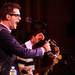 Mayer Hawthorne plays the tambourine and sings. Angela J. Cesere | AnnArbor.com 
