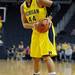 Michigan center Rachel Sheffer looks for a pass. Angela J. Cesere | AnnArbor.com
