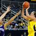 Michigan guard Carmen Reynolds takes a shot.  Angela J. Cesere | AnnArbor.com
