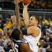 Penn State forward Jon Graham, left tries to block a shot by Michigan forward Jordan Morgan. Angela J. Cesere | AnnArbor.com