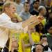 Michigan head coach John Beilein yells at the referee after a foul was called against Michigan. Angela J. Cesere | AnnArbor.com