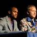 The men's soccer team did a skit acting as newscasters at the end of the world, poking fun at other Michigan teams. Angela J. Cesere | AnnArbor.com