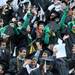 University of Michigan students dressed as Gumby cheer from the crowd during the 2012 commencement ceremony. Angela J. Cesere | AnnArbor.com