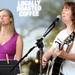 Mary Henderson, right, and Claire Stevens sing as part of the band No Excuses. Angela J. Cesere | AnnArbor.com