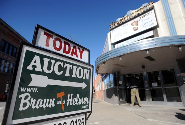 The Parthenon held an auction to sell much of the restaurant's furniture, equipment, and decorations on Wednesday morning. Angela J. Cesere | AnnArbor.com