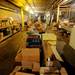 The basement of the Parthenon, filled with items to be auctioned off Wednesday morning. Angela J. Cesere | AnnArbor.com
