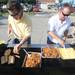 Nove residents Bill Gorman, left, and Chuck Cracraft barbeque before the Michigan football game against Notre Dame on Sept. 10, 2011. Angela J. Cesere | AnnArbor.com