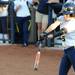 Michigan center fielder Bree Evans hits the ball. Angela J. Cesere | AnnArbor.com
