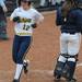  Michigan short stop Stephanie Kirkpatrick runs across home plate after a hit by teammate Lauren Sweet. Angela J. Cesere | AnnArbor.com
