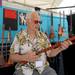 Bob McNally plays his "Strumstick" in the key of D at his booth on South University at Ann Arbor's South University Art Fair. Angela J. Cesere | AnnArbor.com 