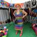 Artist Liza Jane Norman shows off her clothing and accessories at her booth on N. University as a part of the Ann Arbor Street Art Fair. Angela J. Cesere | AnnArbor.com 