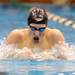 Huron's James Riegger competes in the consolation heat of the boys 200 yard IM at the MHSAA swim and dive chapionships at Eastern Michigan University. Angela J. Cesere | AnnArbor.com
