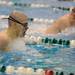 Ann Arbor Skyline's Gavin Feeney competes in the consolation heat of the boys 100 yard breaststroke at the MHSAA swim and dive chapionships at Eastern Michigan University. Angela J. Cesere | AnnArbor.com
