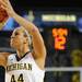 Michigan center Rachel Sheffer takes a shot. Angela J. Cesere | AnnArbor.com