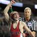 Milan's Chris Gaskill had a last second win over New Boston Huron's Marcus Copley during the Div. 2, 160 lb weight class match during the MHSAA individual wrestling finals at the Palace of Auburn Hills. Angela J. Cesere | AnnArbor.com