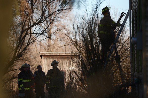 Fire from wood-burning stove causes extensive damage to rural home