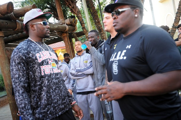 Images from University of Michigan football team pre-Outback Bowl ...