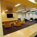 A gaming a television space promotes and open and comfortable space for students to relax.  Melanie Maxwell | AnnArbor.com