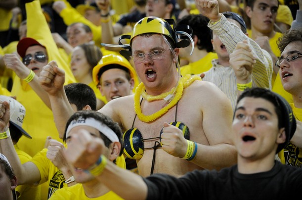 Images from ESPN's College GameDay visit to the Crisler Center